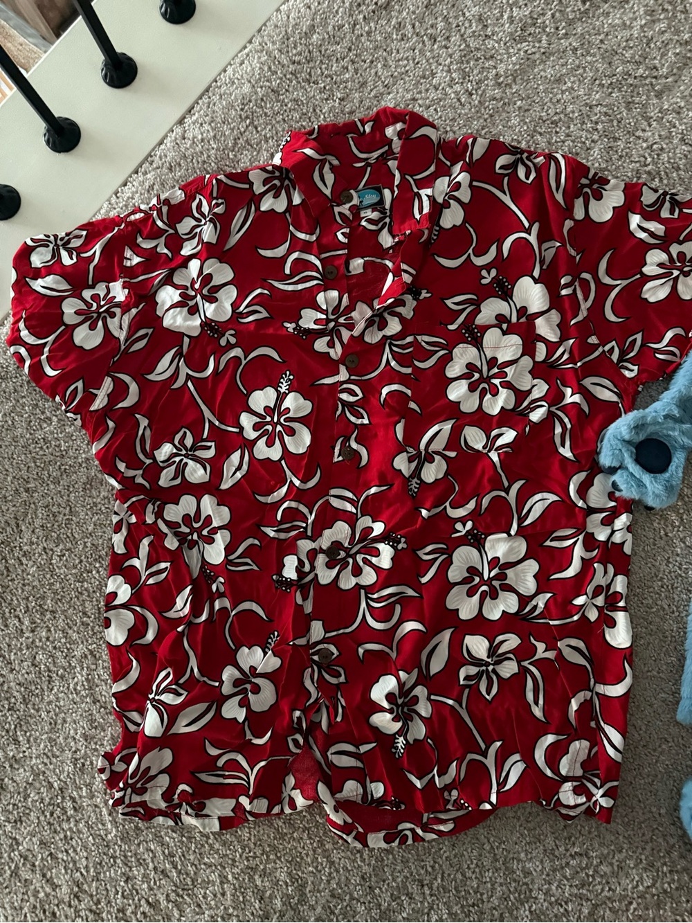 Stitch Baby Costume (6/9 mo) and XL Hawaiian Shirt - Picture 4 of 8